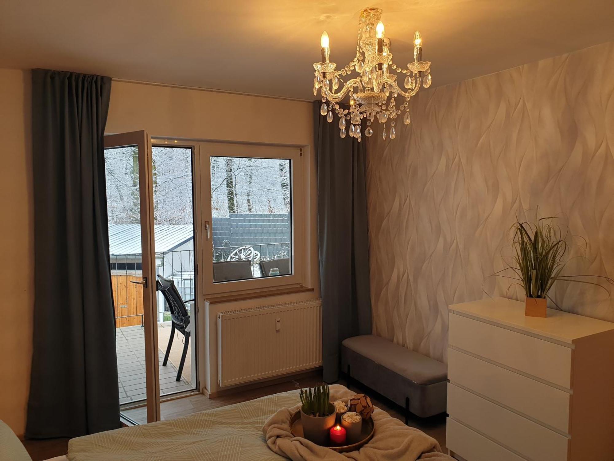 Fewo Winter In Der Villa Waldrand Mit Zwei Balkonen Bad Wünnenberg エクステリア 写真