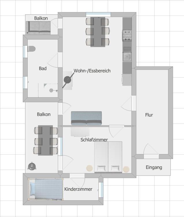 Fewo Winter In Der Villa Waldrand Mit Zwei Balkonen Bad Wünnenberg エクステリア 写真